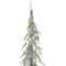 6ft. Pre-Lit Alpine Flocked Artificial Christmas Tree, Clear LED Lights